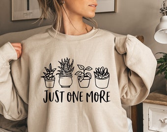 Plants are Friends Adorable Design Graphic Hoodie for Plant Lovers 