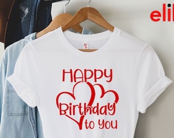 Feliz cumpleanos a tu camiseta camiseta de cumpleanos camiseta de cumpleanos camiseta de fiesta de cumpleanos camiseta de regalo de cumpleanos camiseta de cumpleanos. Etsy Espana