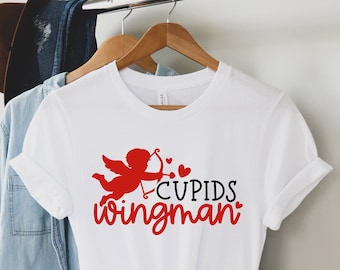 Cupid's Wingman Shirt, Valentines Shirt, Mommy & Daddy's Little Valentine T-Shirt, Cute Valentine Shirt, Valentines Outfit
