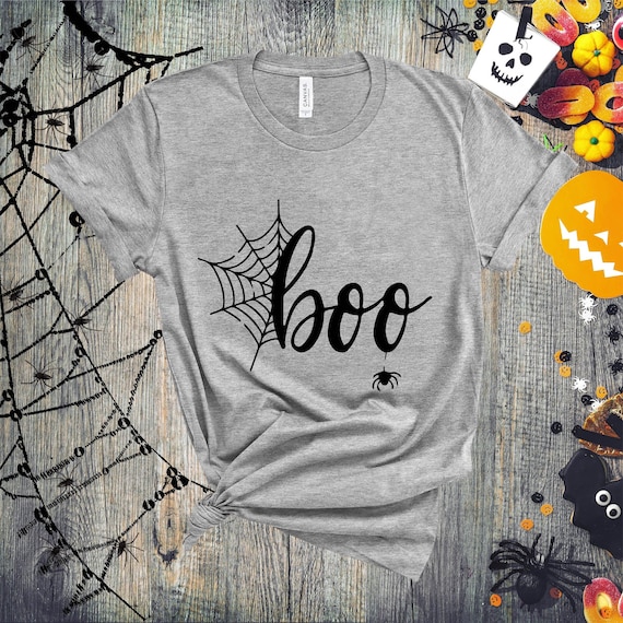 Halloween Boo Shirt, Halloween Ghost Shirt, Halloween Pumpkin TShirt, Kids Halloween Shirt, Spider Halloween Shirt, Toddler Halloween Shirt