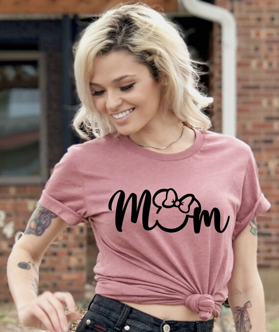 Disney Mom Shirt Minnie Mom Shirt Disney Trip Shirt Disney