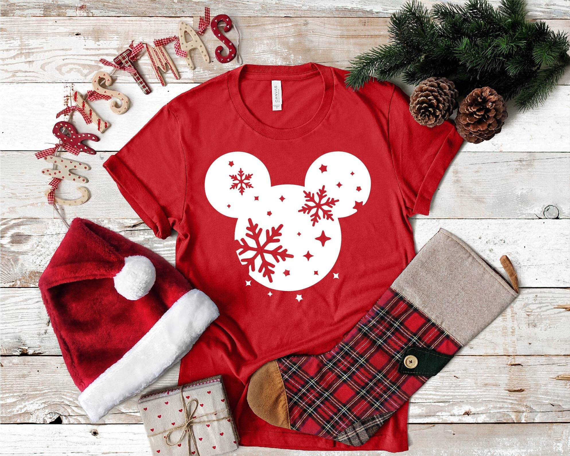 playeras de navidad de mickey mouse