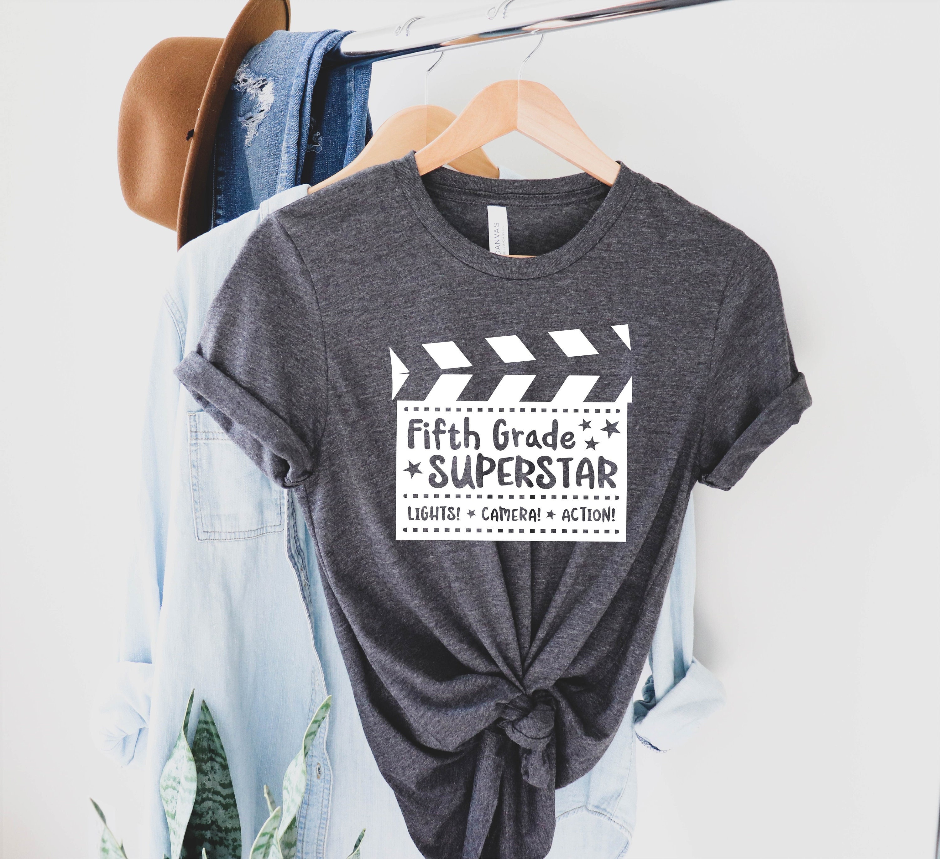Fifth Grade Superstar Lights Shirts,Teach Love Inspire,Back To School Shirt,First Grade Teacher,Teacher Appreciation Tee,1st day of school