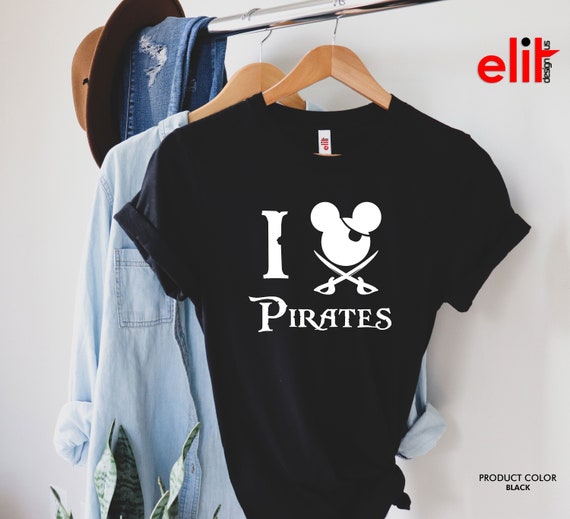 Disney I Love Pirates Shirt Disney Pirate Tshirt Mickey Pirate Shirt Disney Pirates of Caribbean Shirt Disney Ears Shirt. Etsy UK