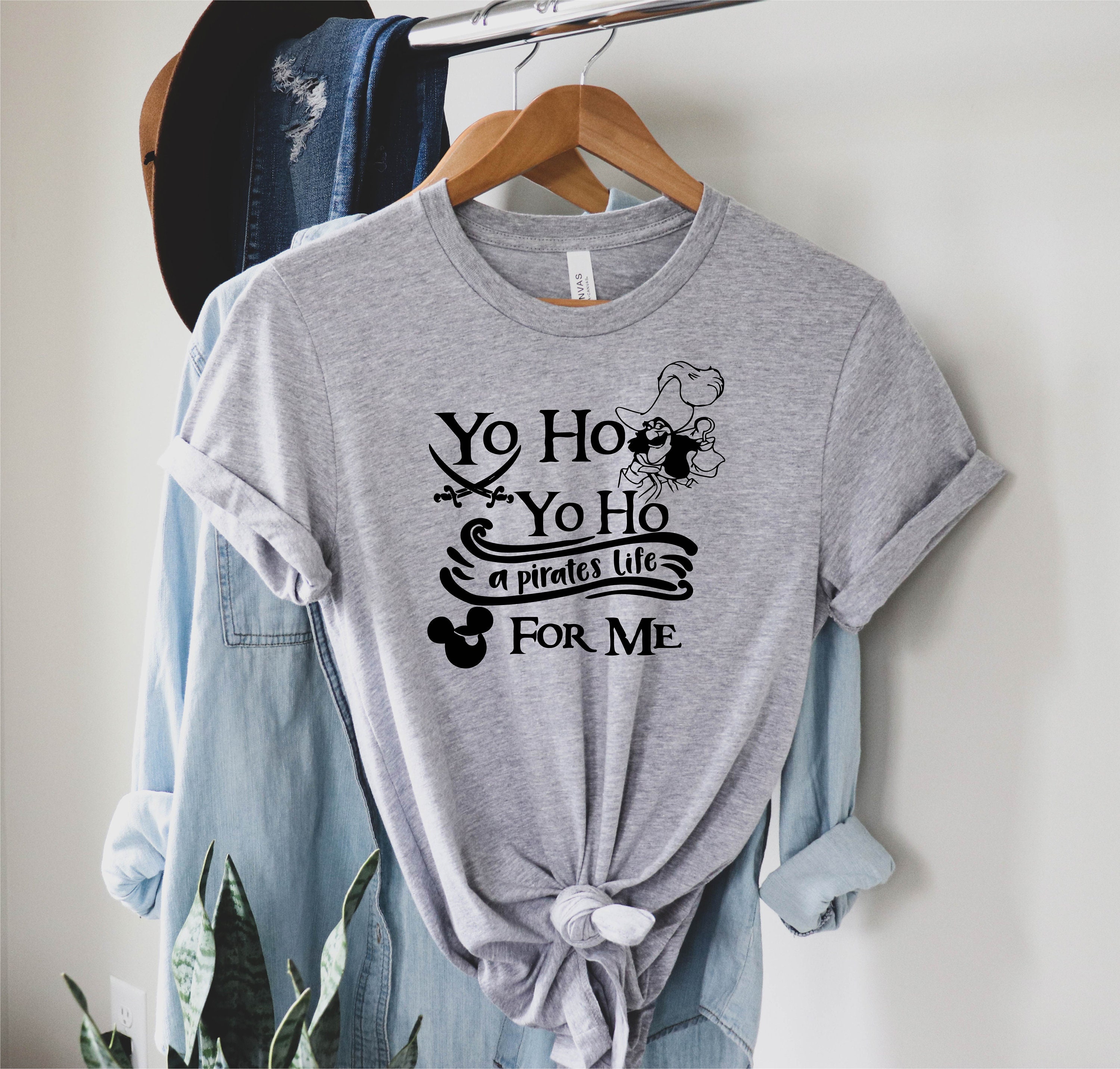 Discover Disney Pirates Shirt, Mickey and Minnie Pirate T-shirt, Yo Ho Yo Ho A Pirate's Life For Me, Pirates of Caribbean Shirts