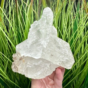 Cristal de selenita de espato satinado de México Cristal de yeso blanco Cristales de selenita blanca Cristal de selenita grande Cristales blancos de selenita mexicana