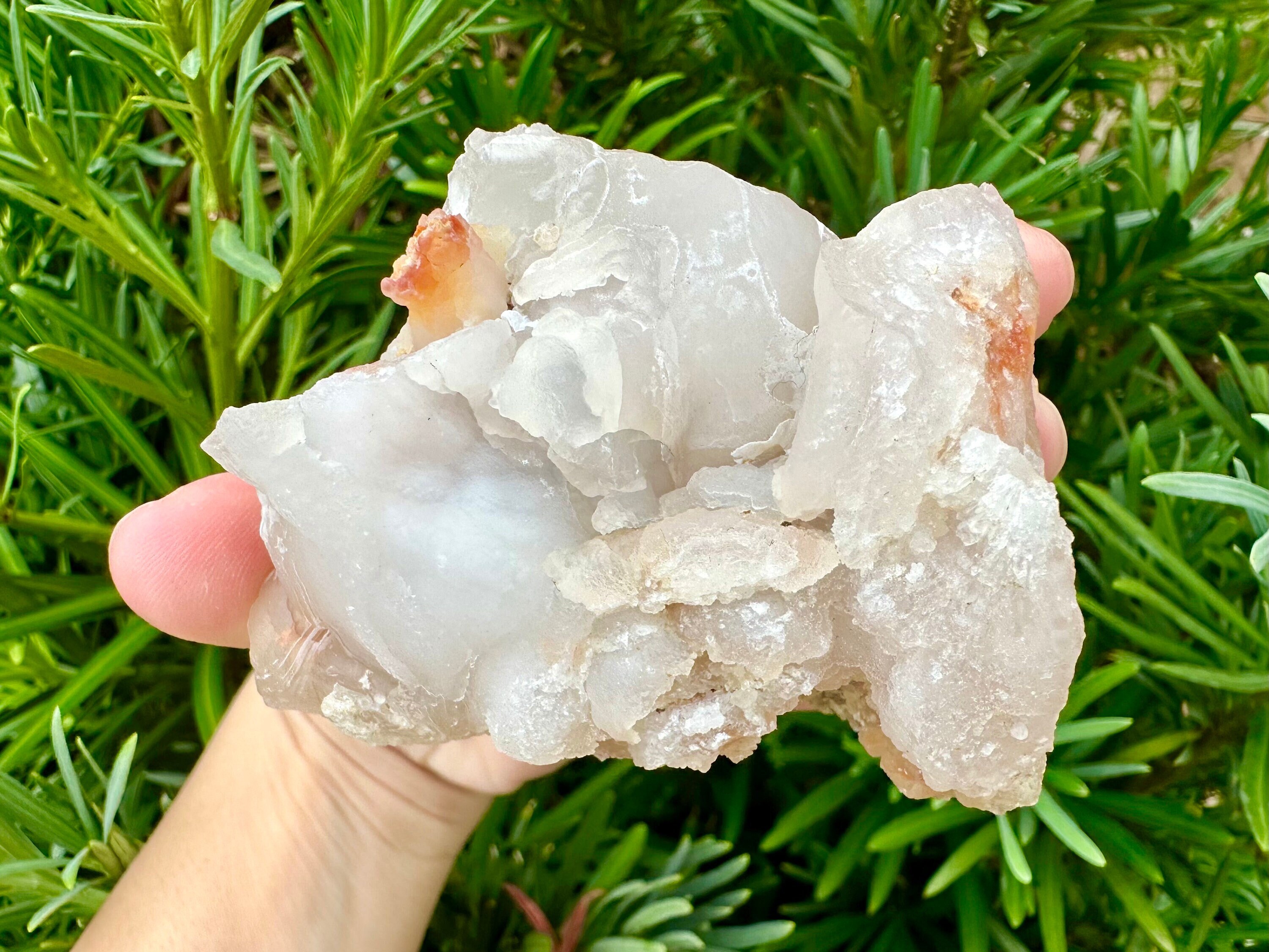 Raw on sale white agate