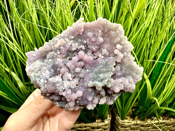 グレープ アゲート インドネシア産 ボツアナカルセドニー インドネシア産 グレープカルセドニー – 天然石ハッピーギフト