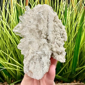 Lustrous Diamantina Quartz Crystal Cluster Minas Gerais Brazil Diamantina Quartz Cluster Needle Quartz Brazilian Quartz Clear Quartz Crystal