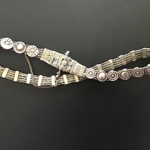 Antique Indian Silver Coin Belt