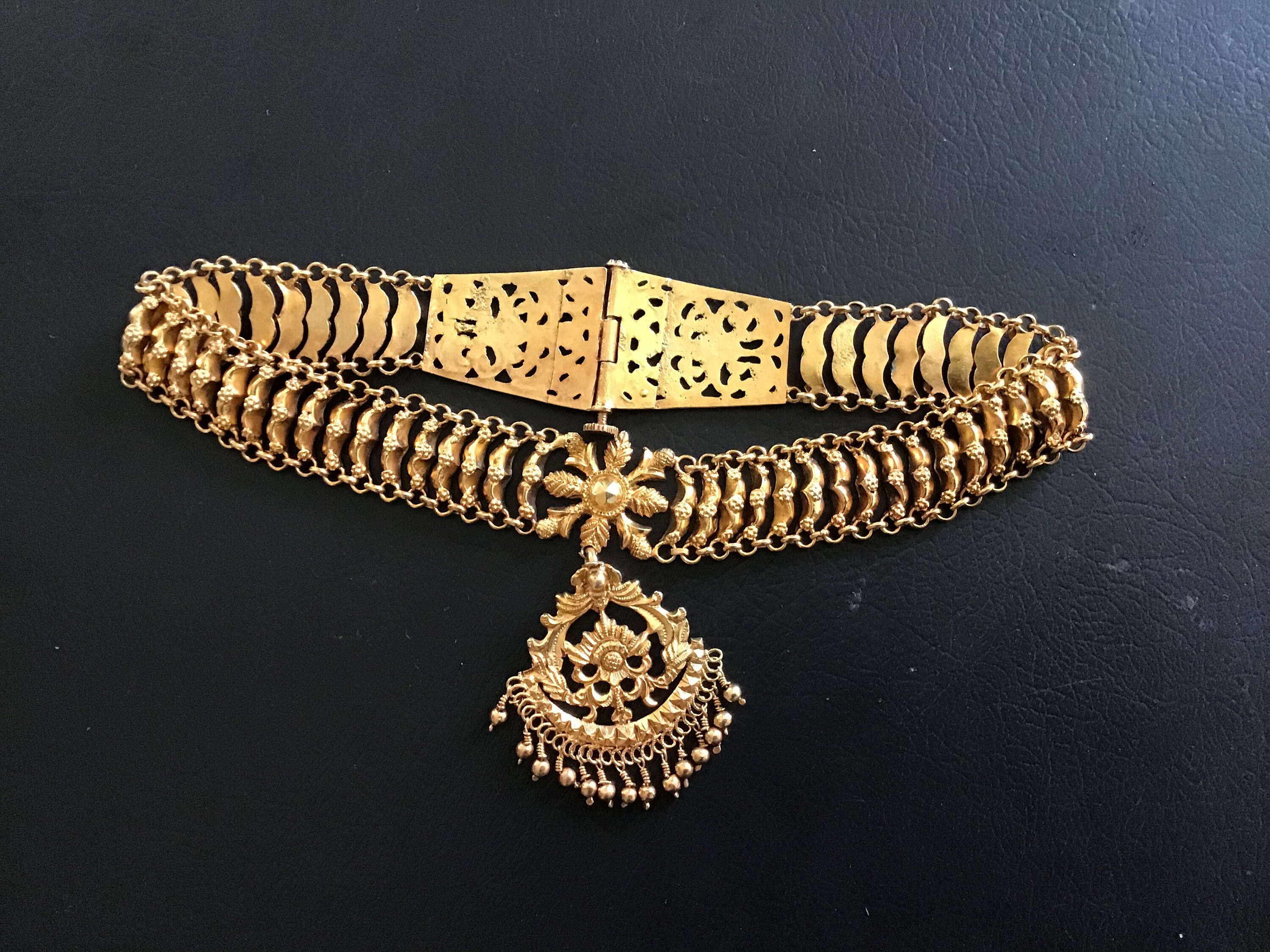 RARE Antique Sri Lankan Kandyan Necklace Etsy Australia