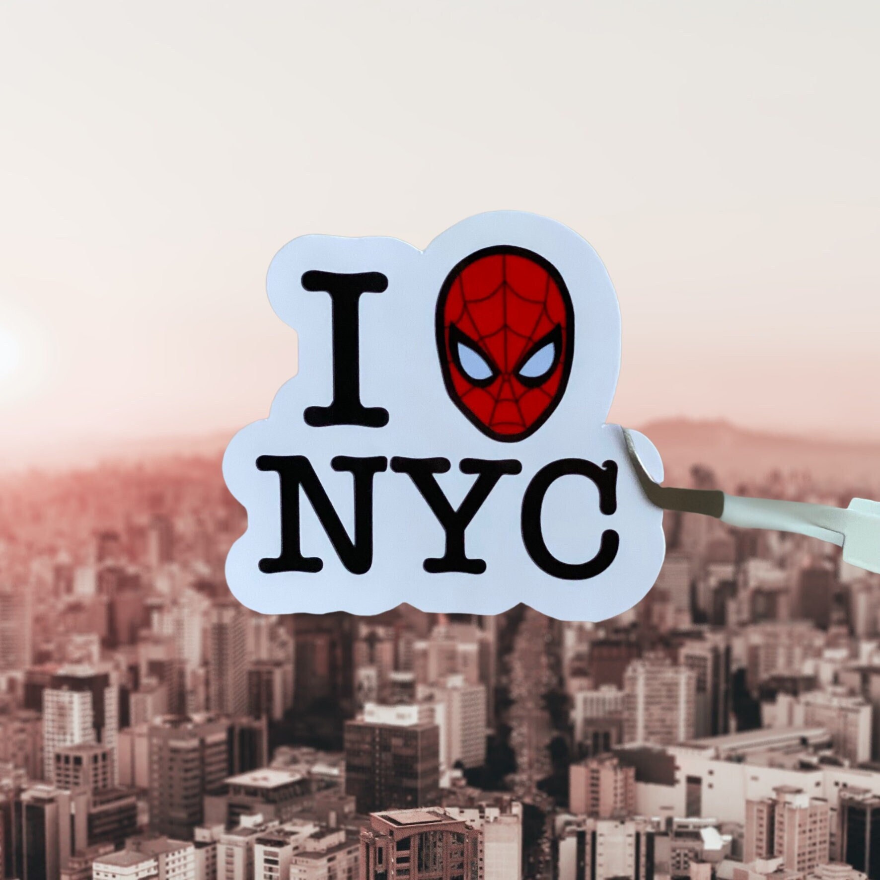 I Love Ny Spiderman - Etsy