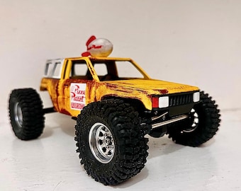 Axial SCX24 Pinched Toyota Body | 1/24 Scale | 3D Printed Crawler Shell | Big Tire Ready