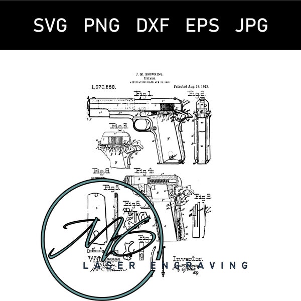 Browning 1911 Patent Application