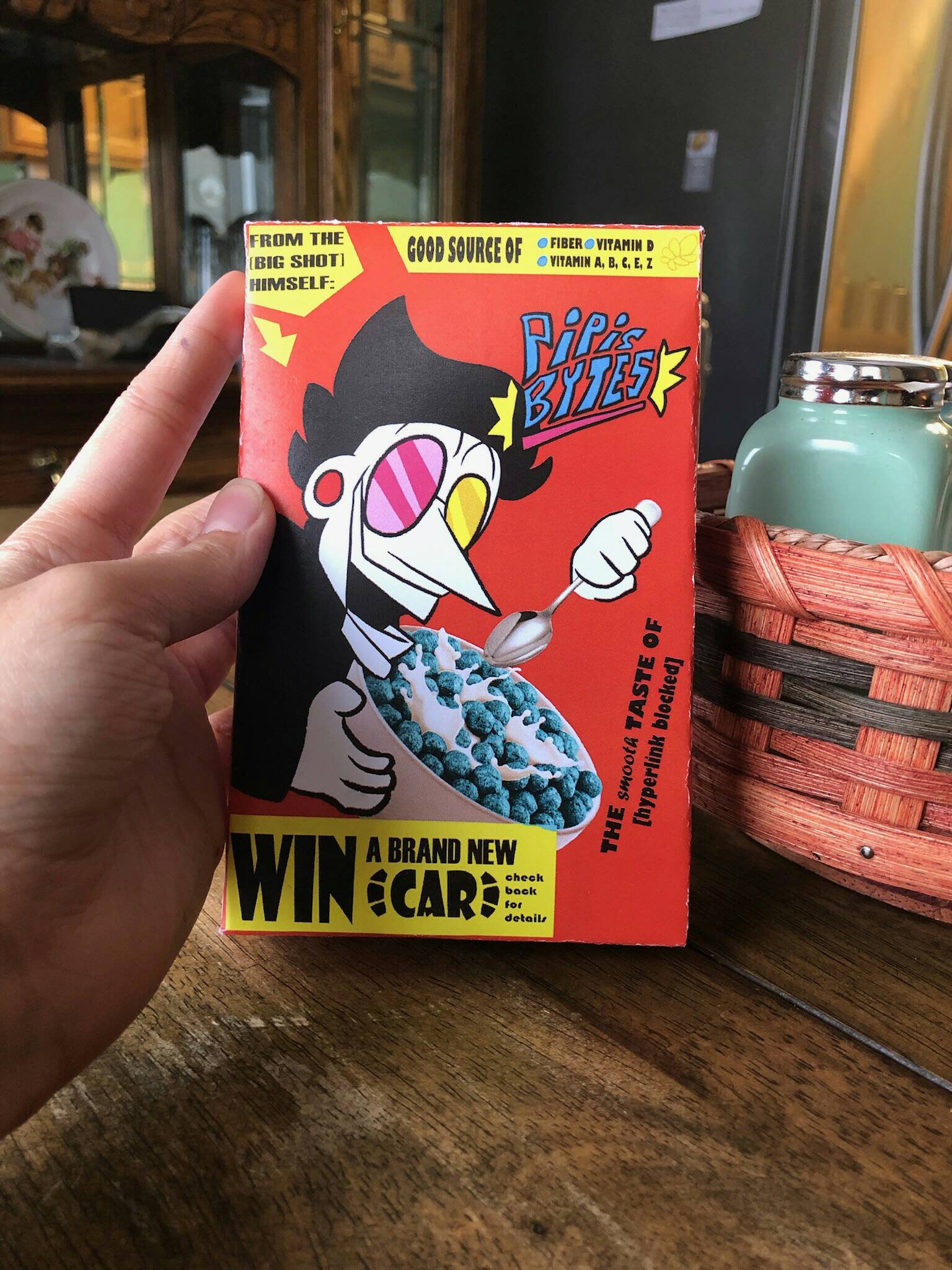 DELTARUNE - Mini Spamton Cereal Box - Etsy Finland