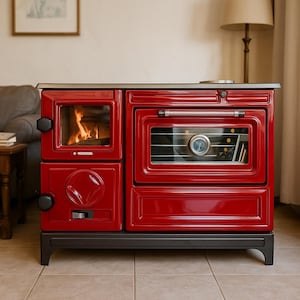 Heavy Duty Cast Iron Wood Burning Stove With Oven, Wood Cook Stove