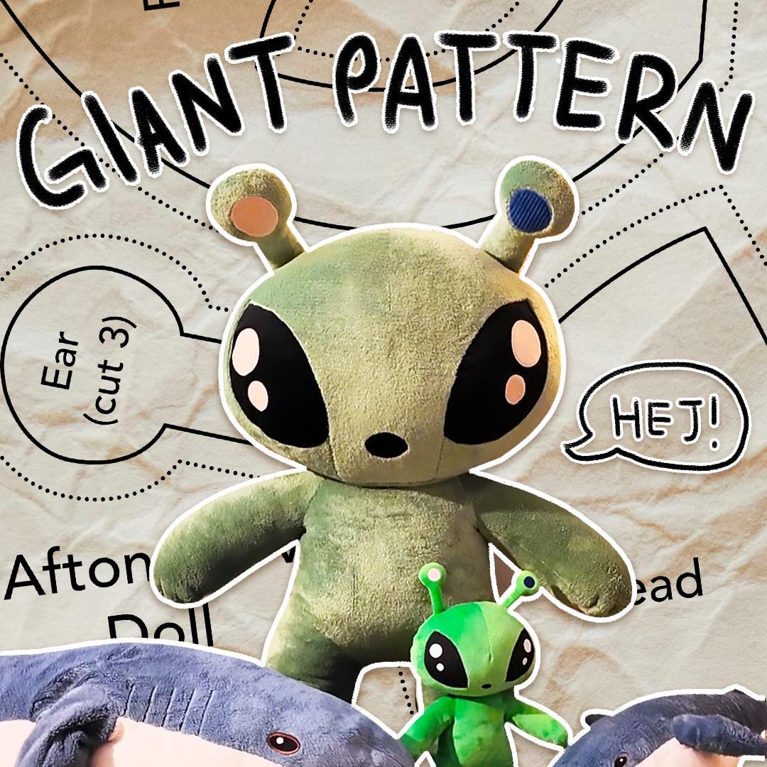 GIANT IKEA ALIEN Digital Pattern - Etsy
