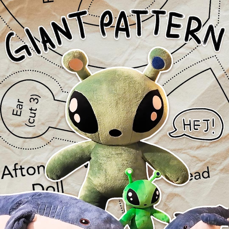 Stuffed Alien Cat Plush - Etsy