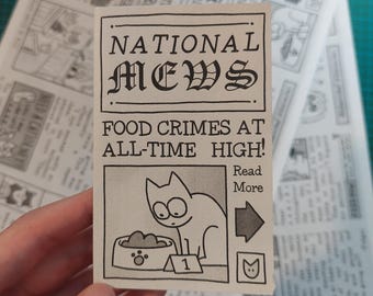Cat Newspaper Vol. 3! (digital file)