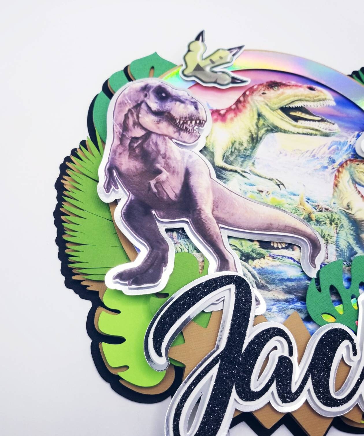 Jurassic World Jurassic Park Cake Topper, Dinosaur Cake Topper ...
