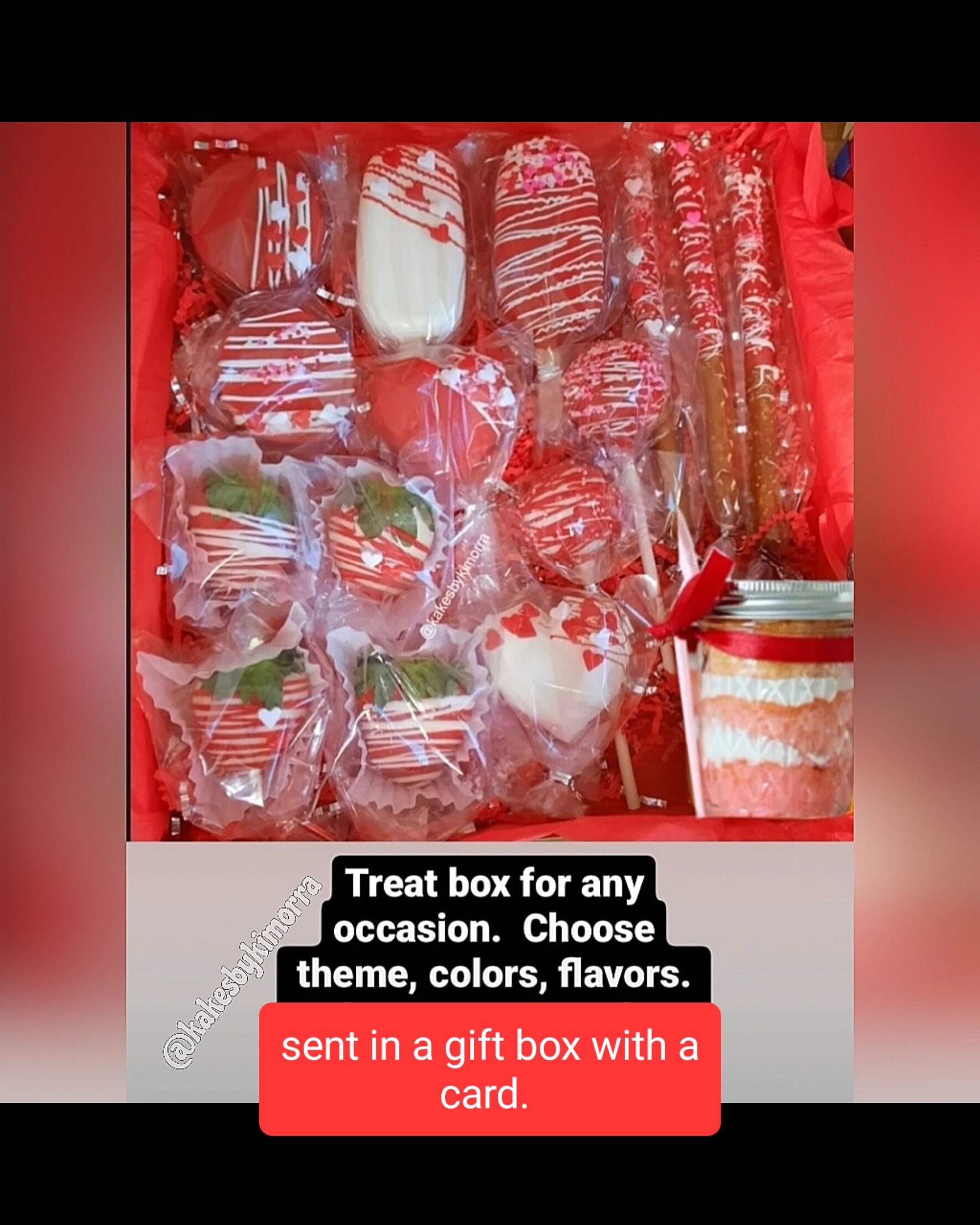 Assorted Treats Gift Box, I Love You Gift Girlfriend, Birthday Gifts for  Her, Friendship Gifts, Personalized Gifts, Cakesicle Treat Box 