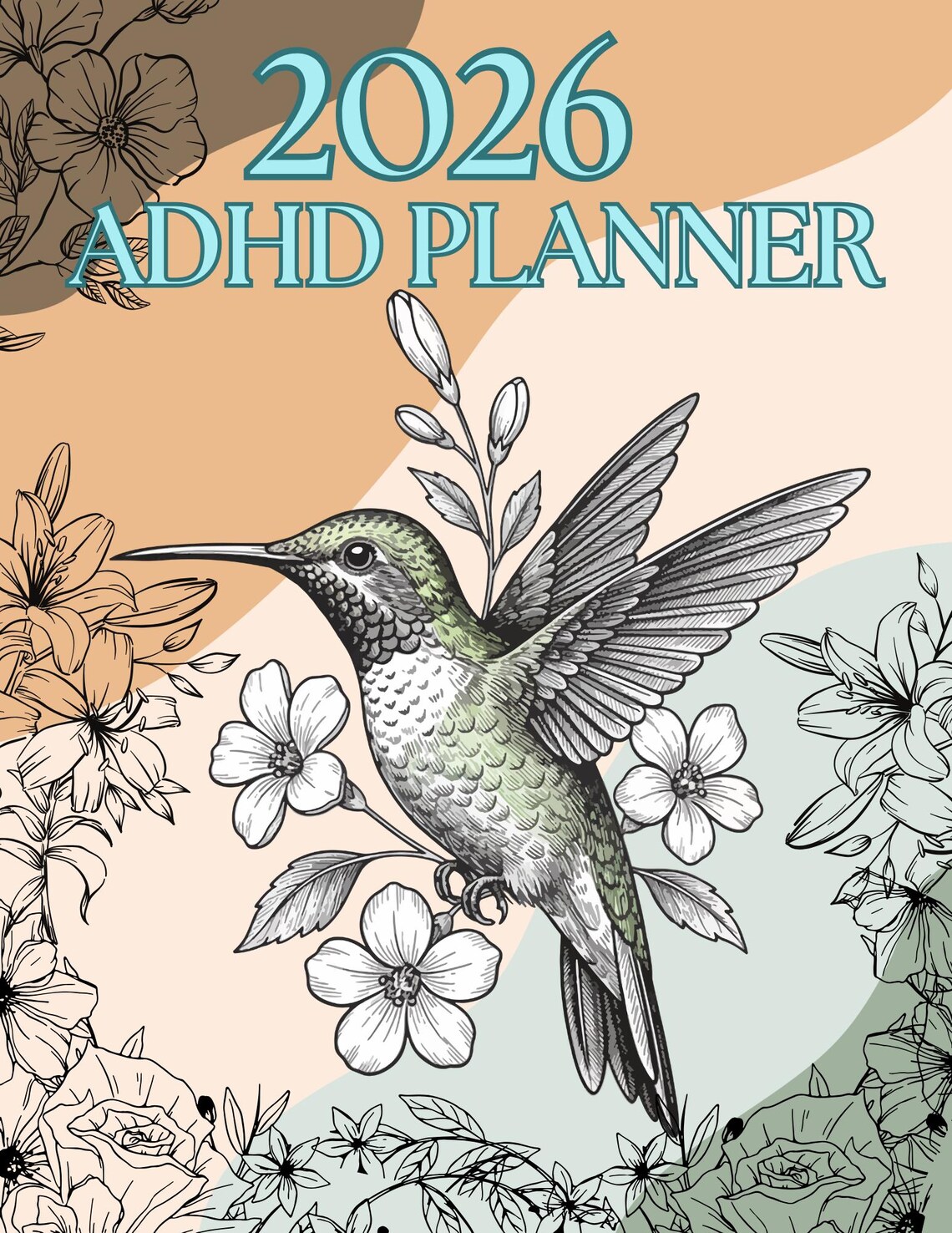 ADHD Planner Printable for Adults | Executive Dysfunction Daily Planner ...