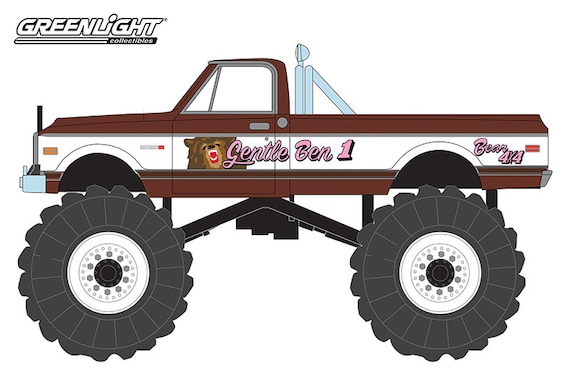 10 Different Classic Monster Trucks 1/64th scale ! New Lower Prices!!