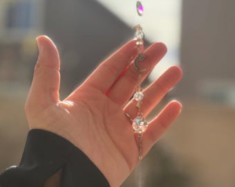 Modern Moon Suncatcher