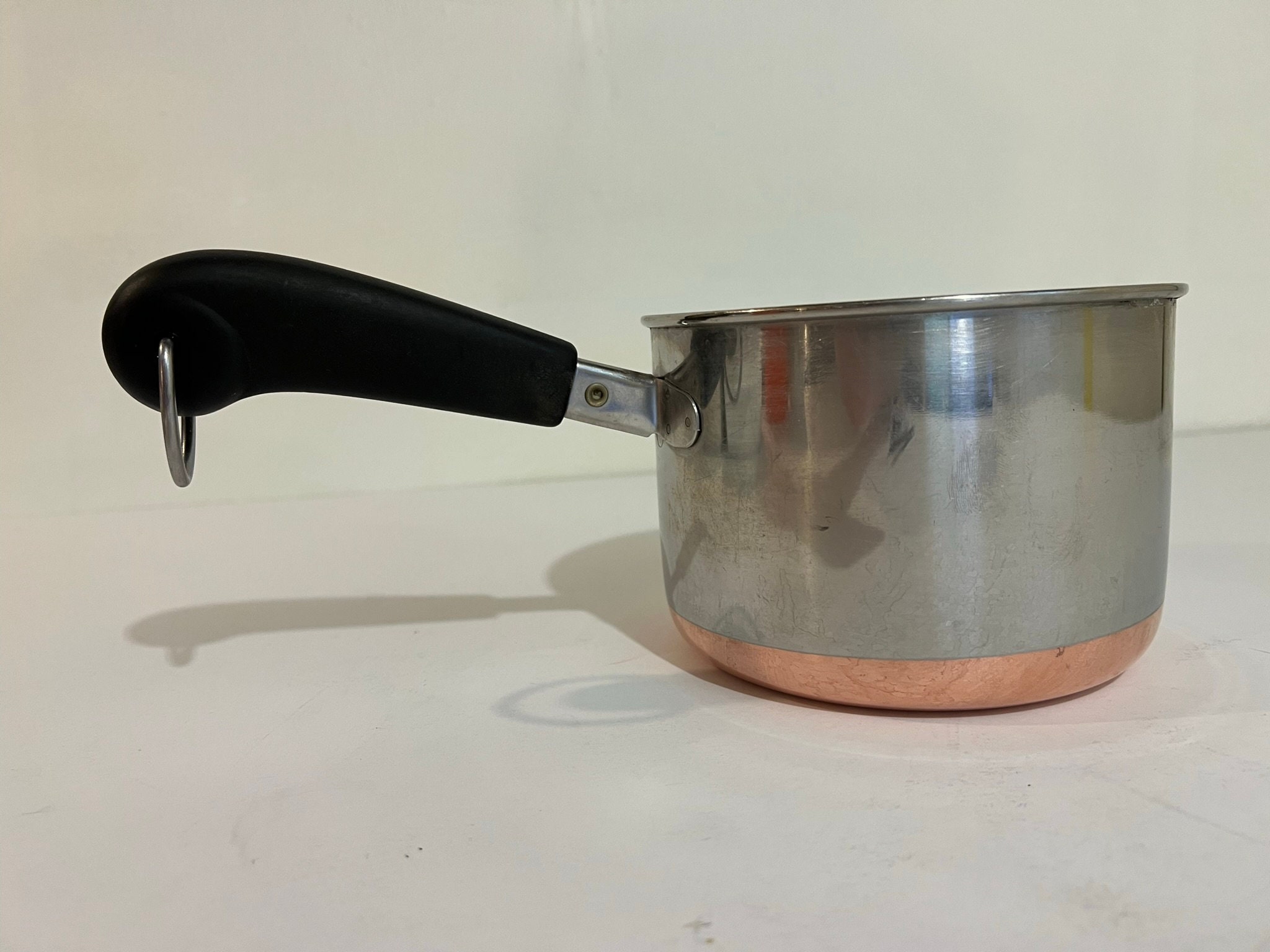 Revere Ware 2qt and 1 1/2qt Stainless Steel Copper Bottom Pots Pans No Lids