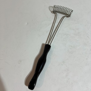 Vintage Cutco 1714 Mix-Stir Whisk 12.5" w/Thomas Lamb Wedge-Lock Handle