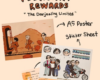 Cinema Club Vol. 2 Darjeeling - Juego de pegatinas y pósteres (edición limitada)