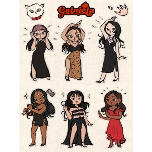 Katseye Gabriela Sticker Bogen: Kpop Girl Group Music Merch