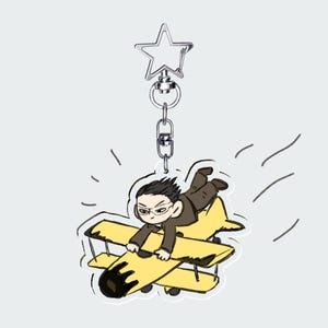 Chaveiro Ethan Hunt on Plane, Missão Impossível, Reckoning Final, Produtos | Chaveiro Chibi para Amantes de Cinema e Cinéfilos