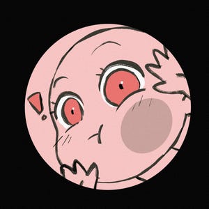 Custom Stuck Character Metal Pin Button | YCH OC Personalizable Kawaii Chibi Cute Gifts Backpack Accessories