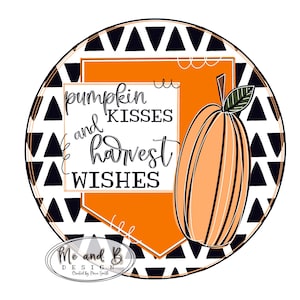 TEMPLATE: Boho Fall Door Hanger Template; Pumpkin Door Hanger Template; Harvest Door Hanger Template; Halloween Template; DIY Door Hanger