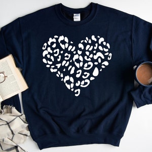 White Heart Sweatshirt-Pullover Fleece shirt-Valentines day heart shirt-valentines day gift-Gift ideas for her-Women sweatshirt-V-day shirt