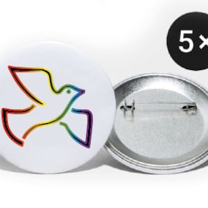 Regenbogen-Friedens-Flaggen-Anstecknadel – Emailliert, Ca. 15x20 Mm, Mit Butterfly-Verschluss, Perfekt Für Jacke Oder Tasche