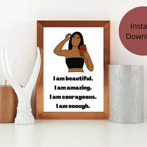 Positive Affirmations Print