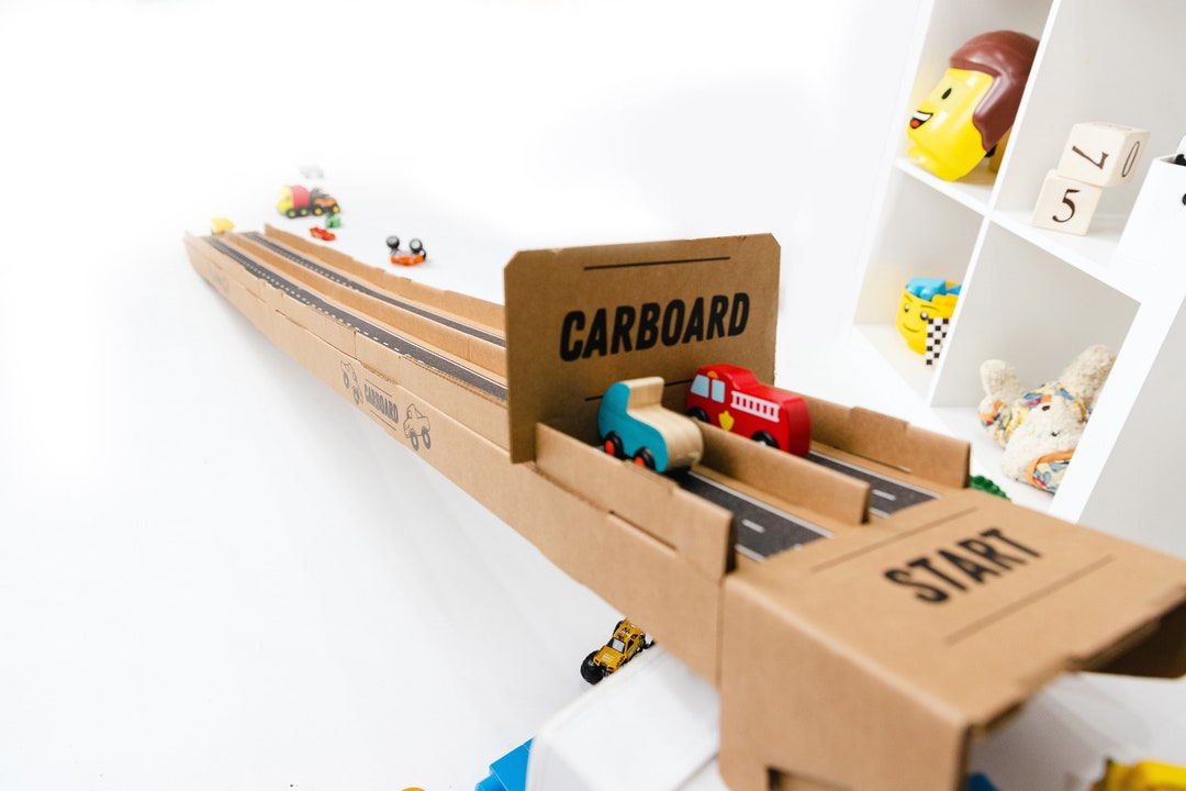 Carboard the Ultimate Cardboard Race Track Etsy