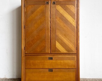 Mid Century Modern Wooden Armoire by Bernhardt