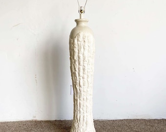 Postmodern Faux Tessellated Stone Floor Lamp