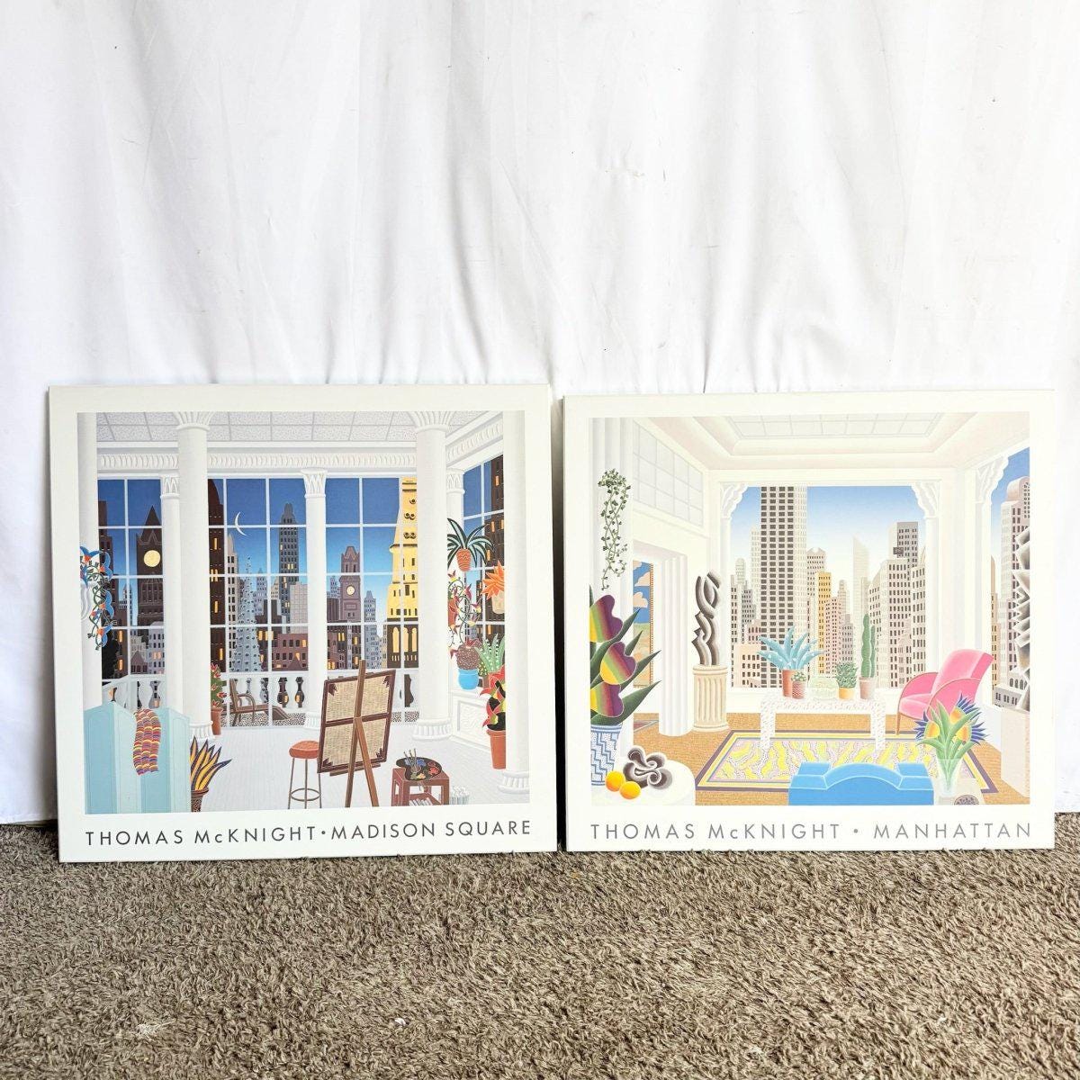 Thomas Mcknight Manhattan - Etsy