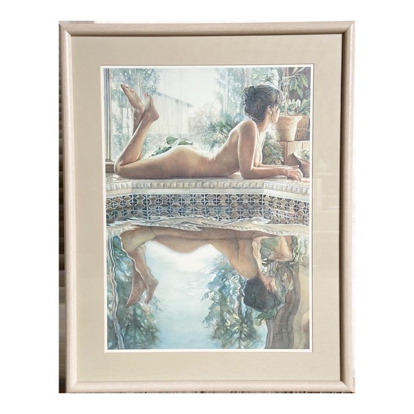 Framed Print “reflecting” by Steve Hanks