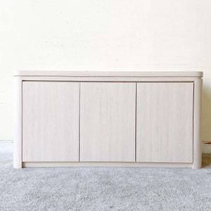 Postmodern Wood Grain Laminate Credenza