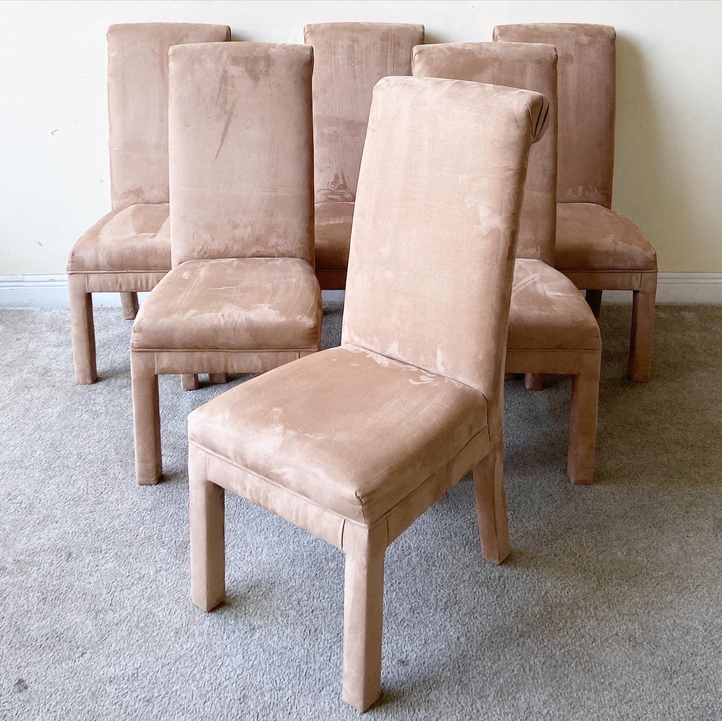 Fabric parsons chairs deals