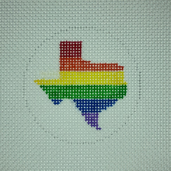 Texas Needlepoint Canvas Etsy