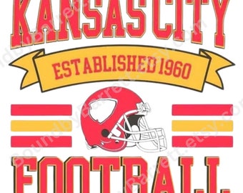 Kansas City PNG retro Chiefs shirt PNG football super bowl Kelce arrowhead sublimation DTF instant download football fan game ready
