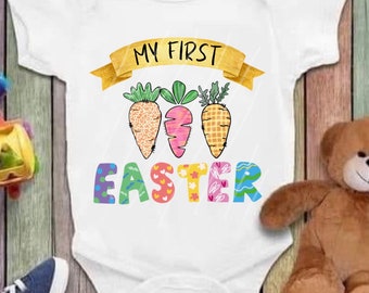 My First Easter png Easter png onesie png shirt png baby png baby’s first Easter sublimation transfer DTF transfer instant digital download