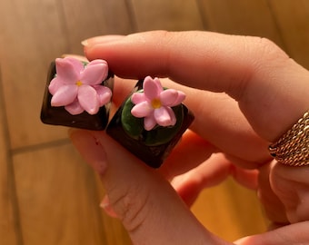CUSTOM Keycap-commissie - Handgemaakte ambachtelijke keycap, gepersonaliseerde mechanische toetsenbordtoets, uniek hars/klei keycap-cadeau voor gamers