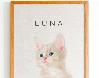 Custom Pet Portrait for gift